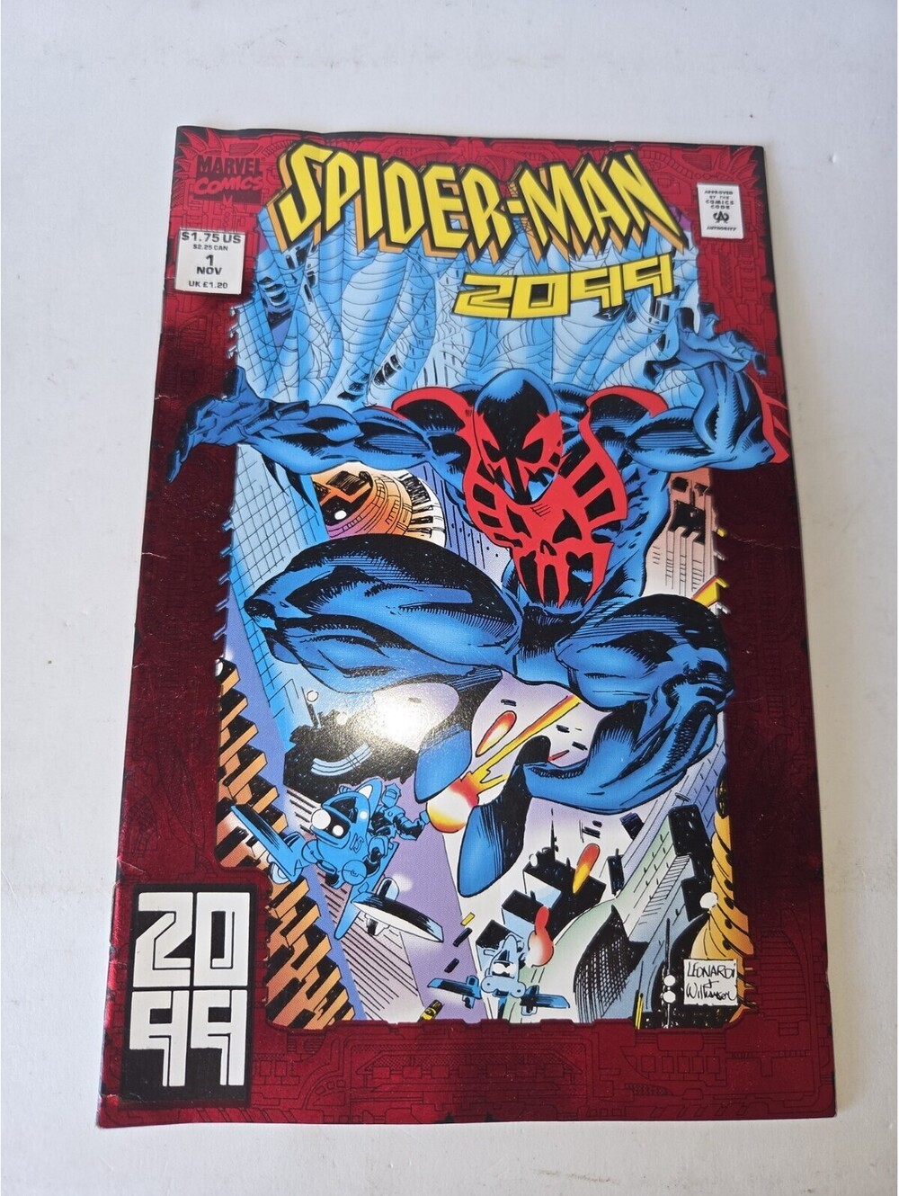 SPIDER-MAN 2099 No. 1 MARVEL RED FOIL COMIC SPIDER-VERse